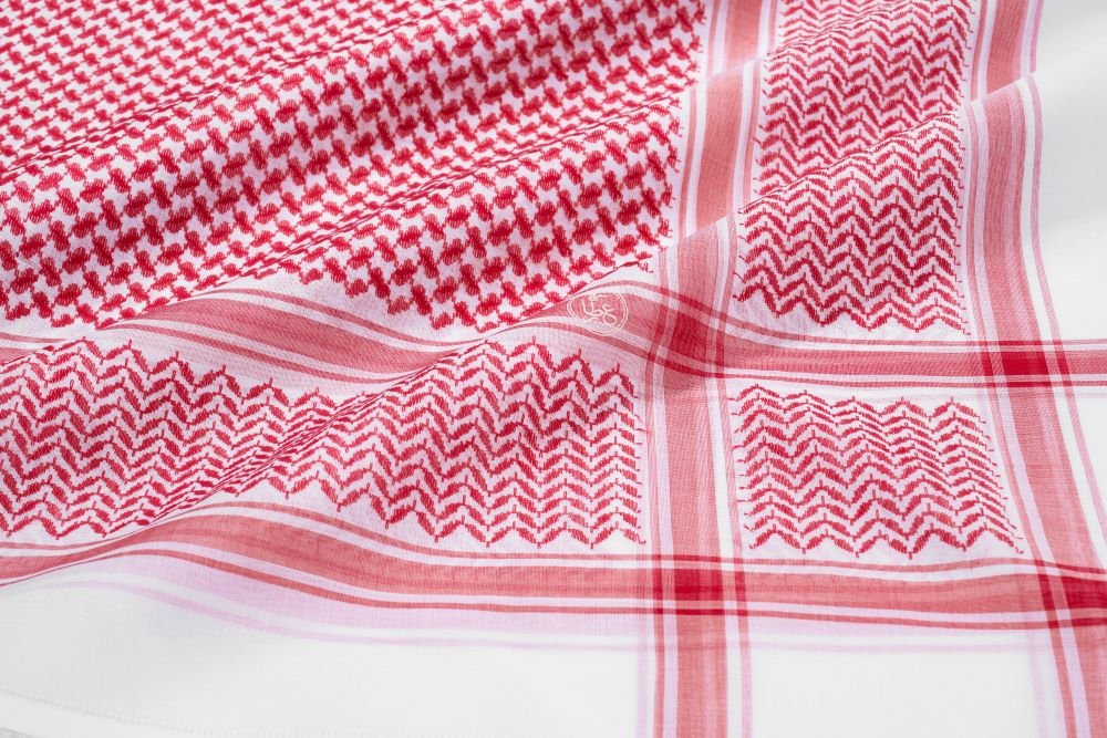 شماغ أحمر فاخر